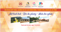 Hội nghị giới thiệu, quảng bá du lịch Ninh Bình - Thanh Hóa - Nghệ An -  Hà Tĩnh sẽ diễn ra vào chiều 13/4/2023 tại Hà Nội