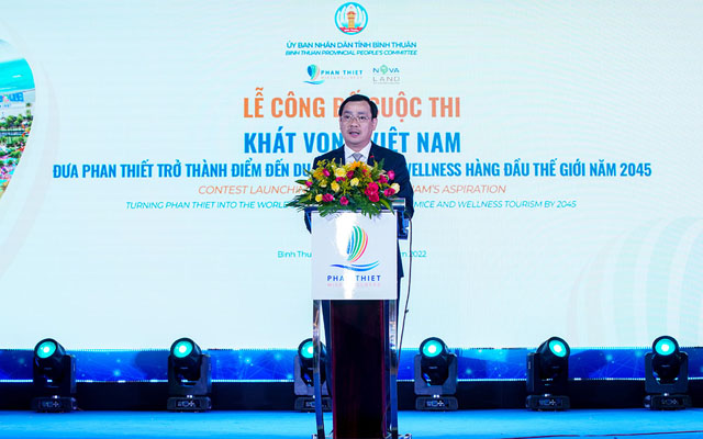 Bình Thuận công bố cuộc thi “Khát vọng Việt Nam: Đưa Phan Thiết trở thành điểm đến du lịch Mice và Wellness hàng đầu thế giới năm 2045”