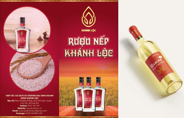 rượu nếp Can Lộc