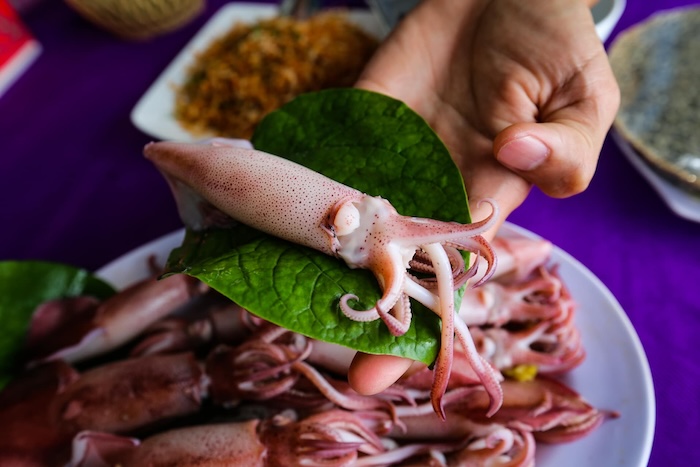 mực nhảy Vũng Áng