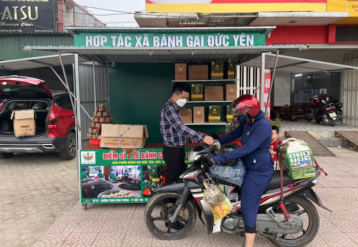 bánh gai làng Khóng
